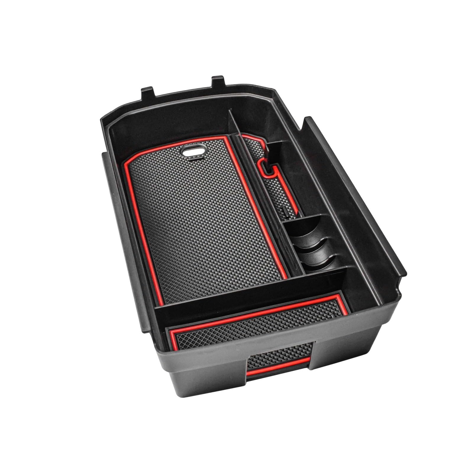 HXVGEGKPYK Armrest Storage Tray For GMC For Terrain 2018-2024 Armrest Storage Box Tray With Compartment Center Console Secondary Organizer Car Accessories Centre Console Storage Box(1)