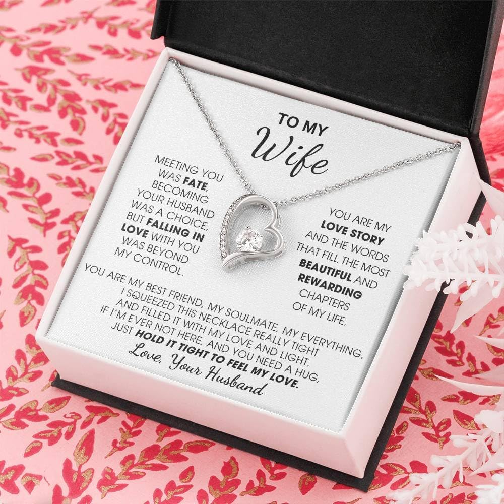 Jewelry To My Wife - Forever Love Necklace, Soulmate, Christmas Birthday Gift - Image 6