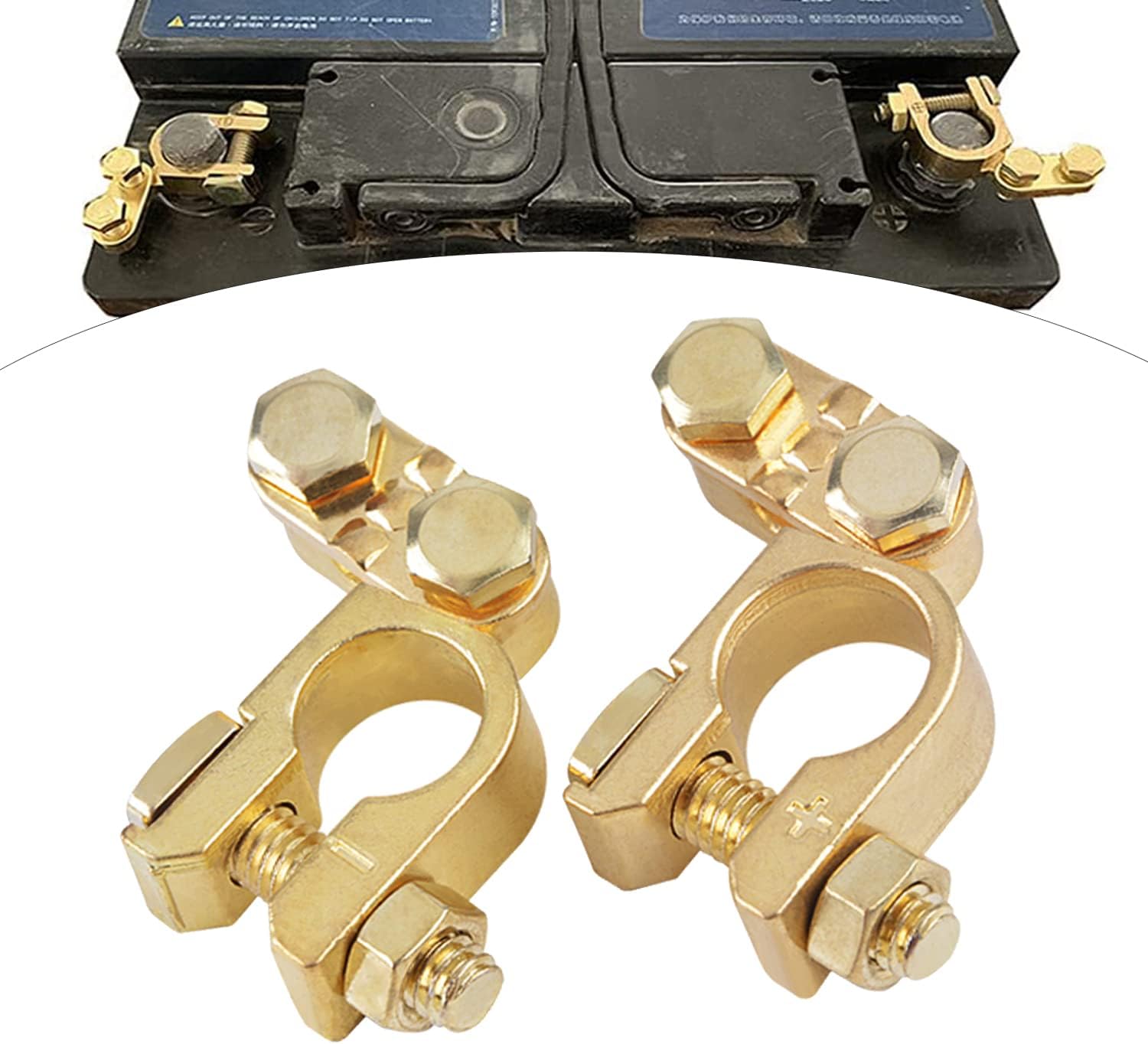Car Battery Connectors For Leisure Terminals Clamps Set Positive Negative terminal connector battery car