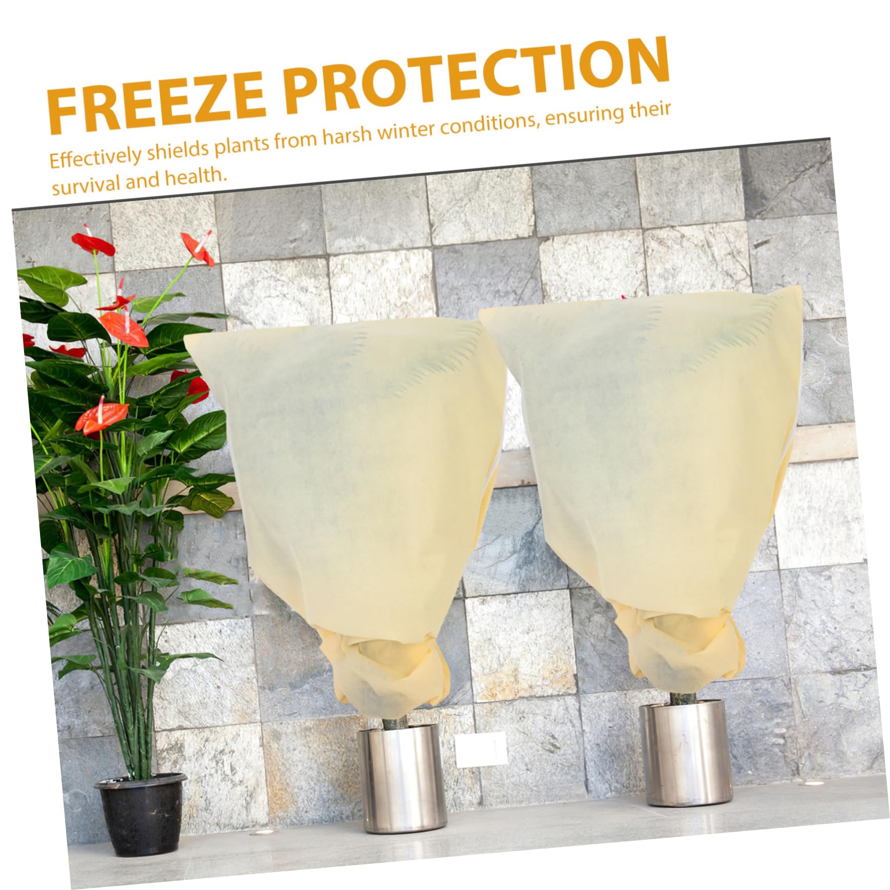 BESTonZON 2pezzi Coperture per Piante Protezione Antigelo per Inverno per Piante per Arbusti e