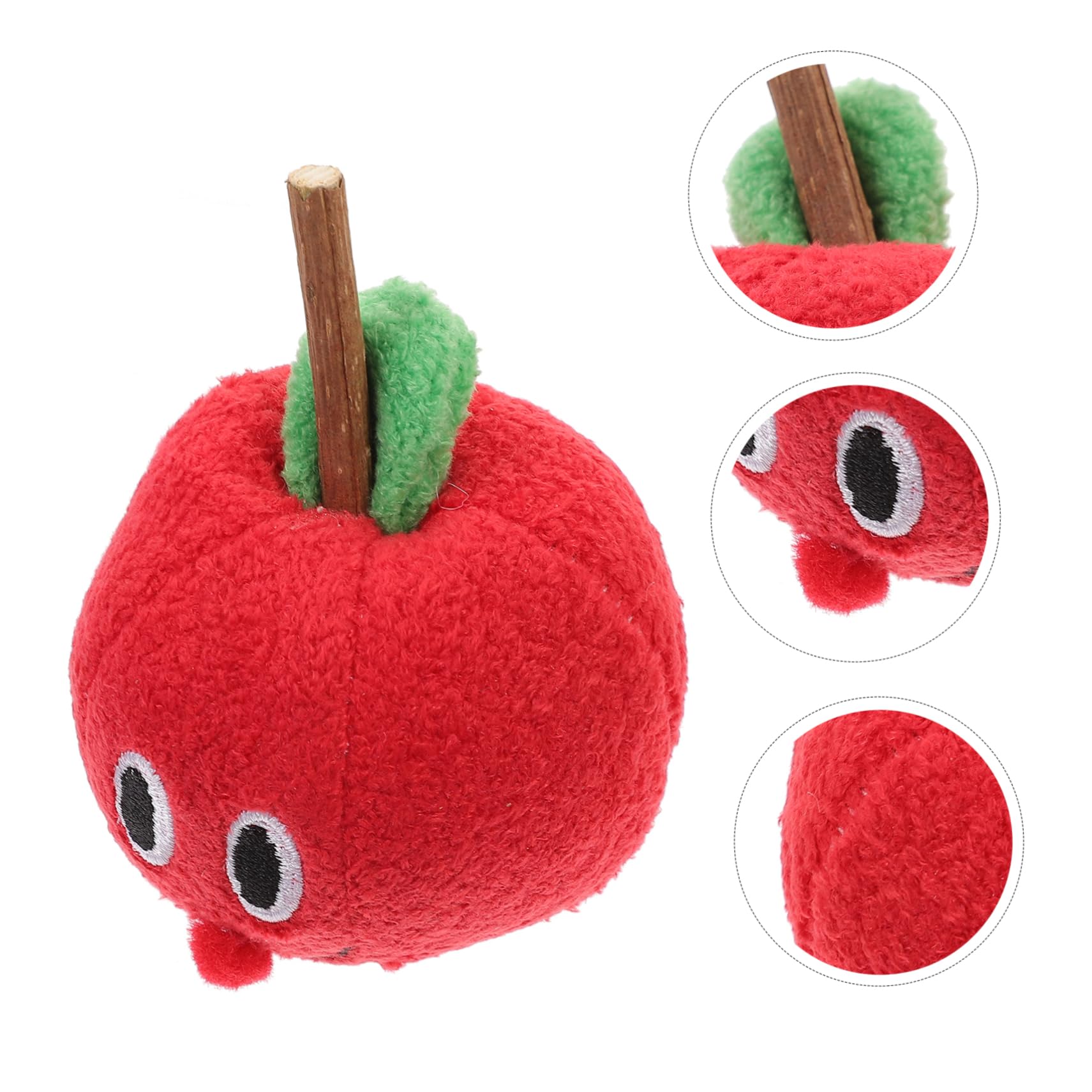 Happyyami Jouet pour Chat Silvervine de Fruit, Peluche Rouge | Actinidia Polygama, pour Chats, Lot de 1, Présent pour Amis Félin à Maison