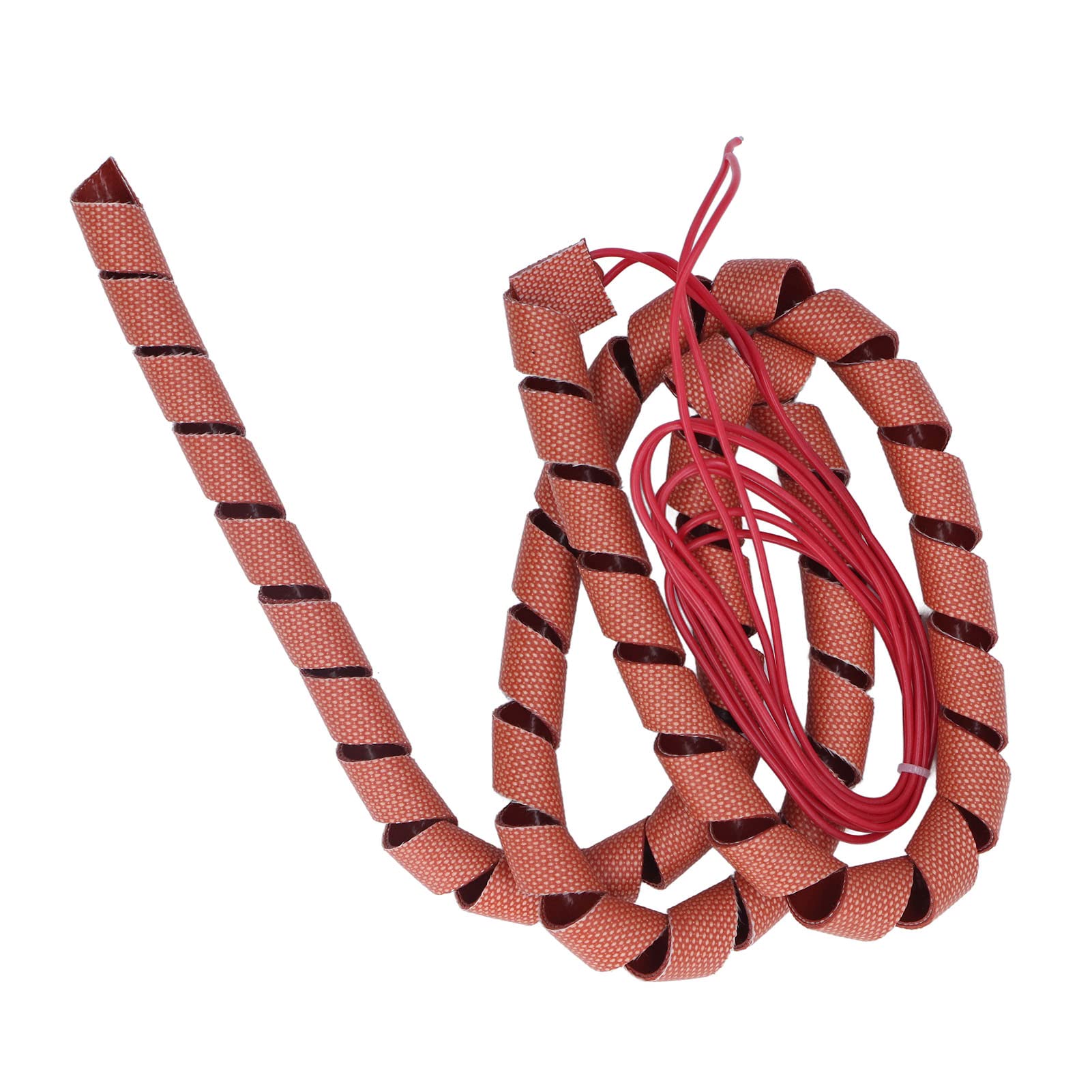 Eacam Câble de Ruban Chauffant en Silicone en Spirale Câble Trace Chauffant 220V 70W pour la Protection du Gel (Diamètre externe de 12 mm (0,47 pouce))