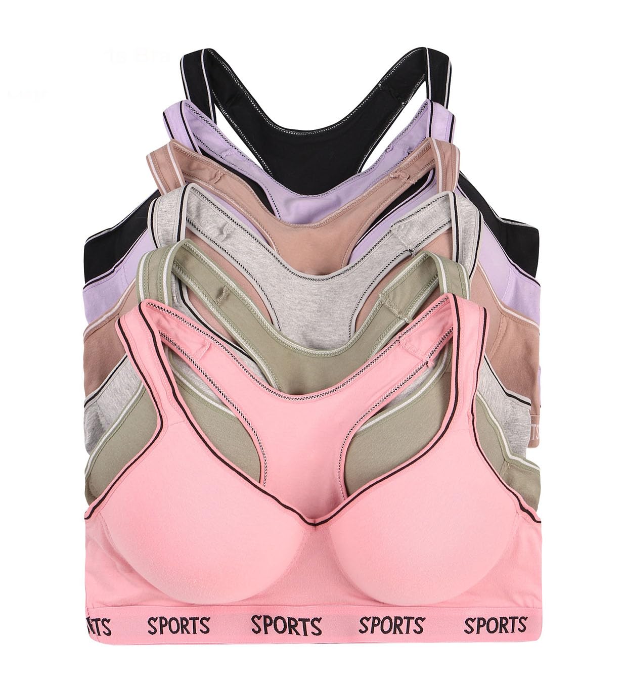 Wire-Free Sports Bra Set