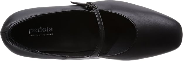 Amazon | [アシックスウォーキング] ストラップパンプス スクエアトゥ