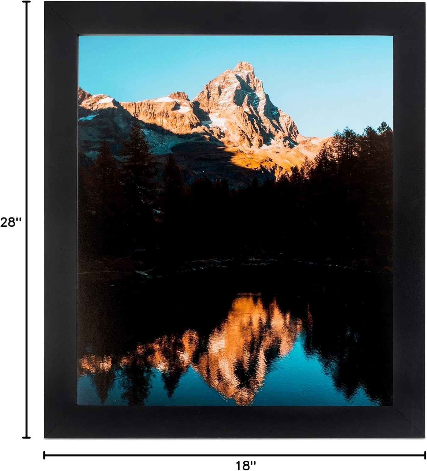 Elegant 18x28 Satin Black Picture Frame 22 71KDrdWetIL. AC SL1500