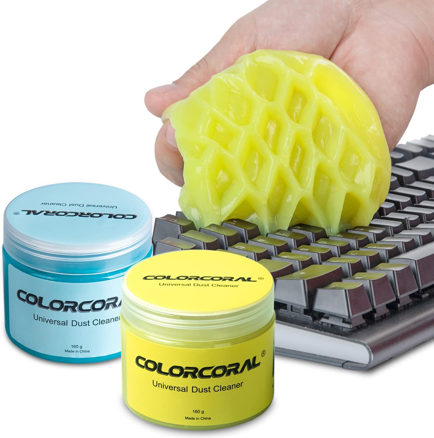 COLORCORAL Cleaning Gel Universal Dust Cleaner for PC Keyboard Cleaning Car