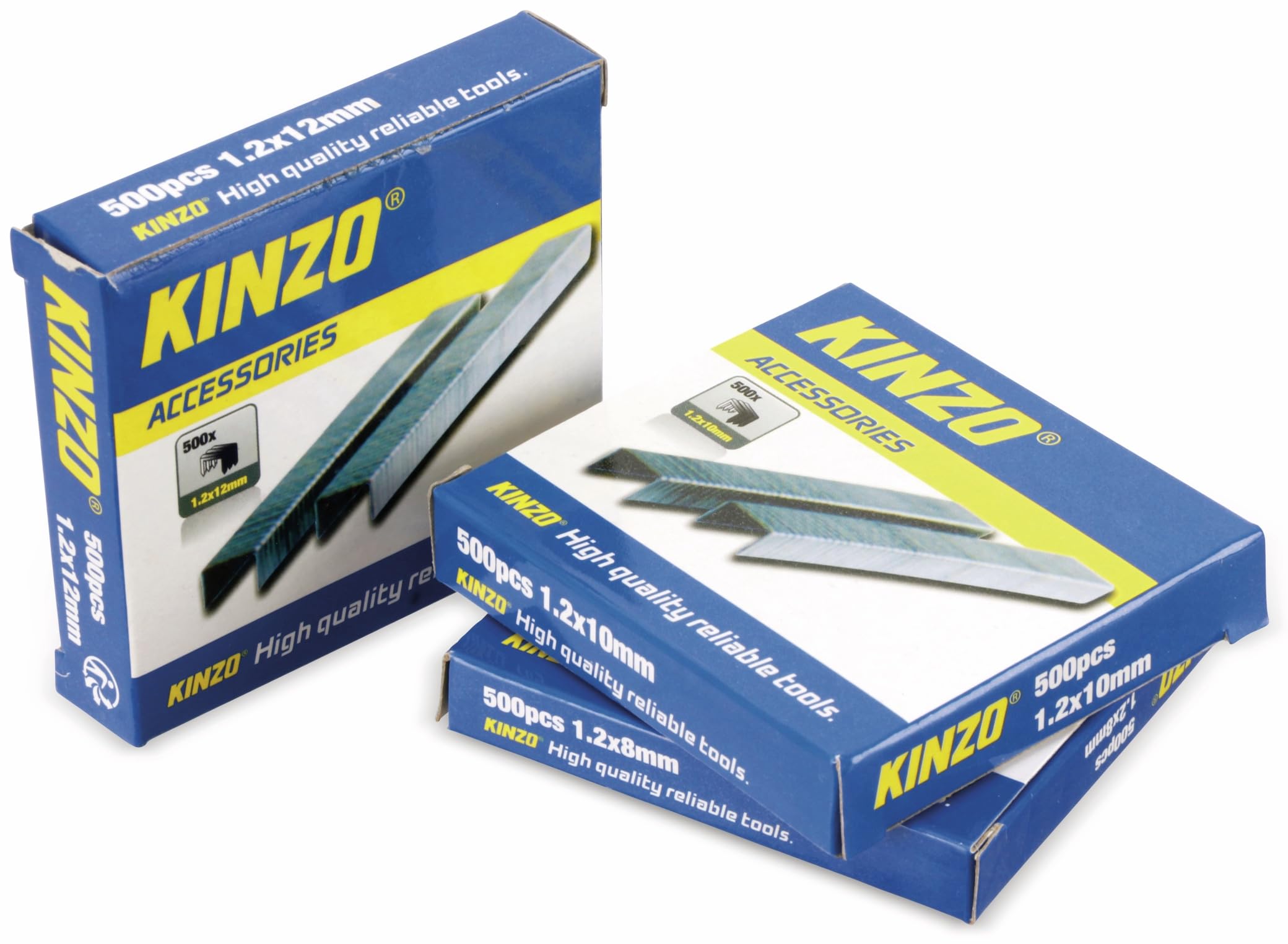 Kinzo 71825 Set 38 Punzoni Per Metallare: Timbri Numeri E Lettere In Valigetta