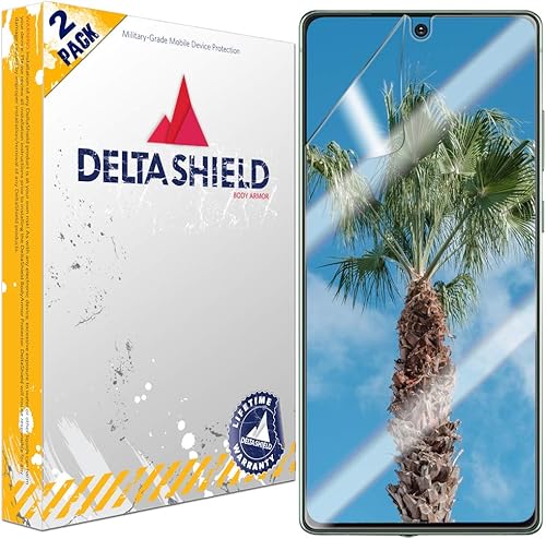 DeltaShield Protector de pantalla para Samsung Galaxy Note 20 (6.7 pulgadas) (2 unidades) (cobertura máxima) BodyArmor película de TPU transparente