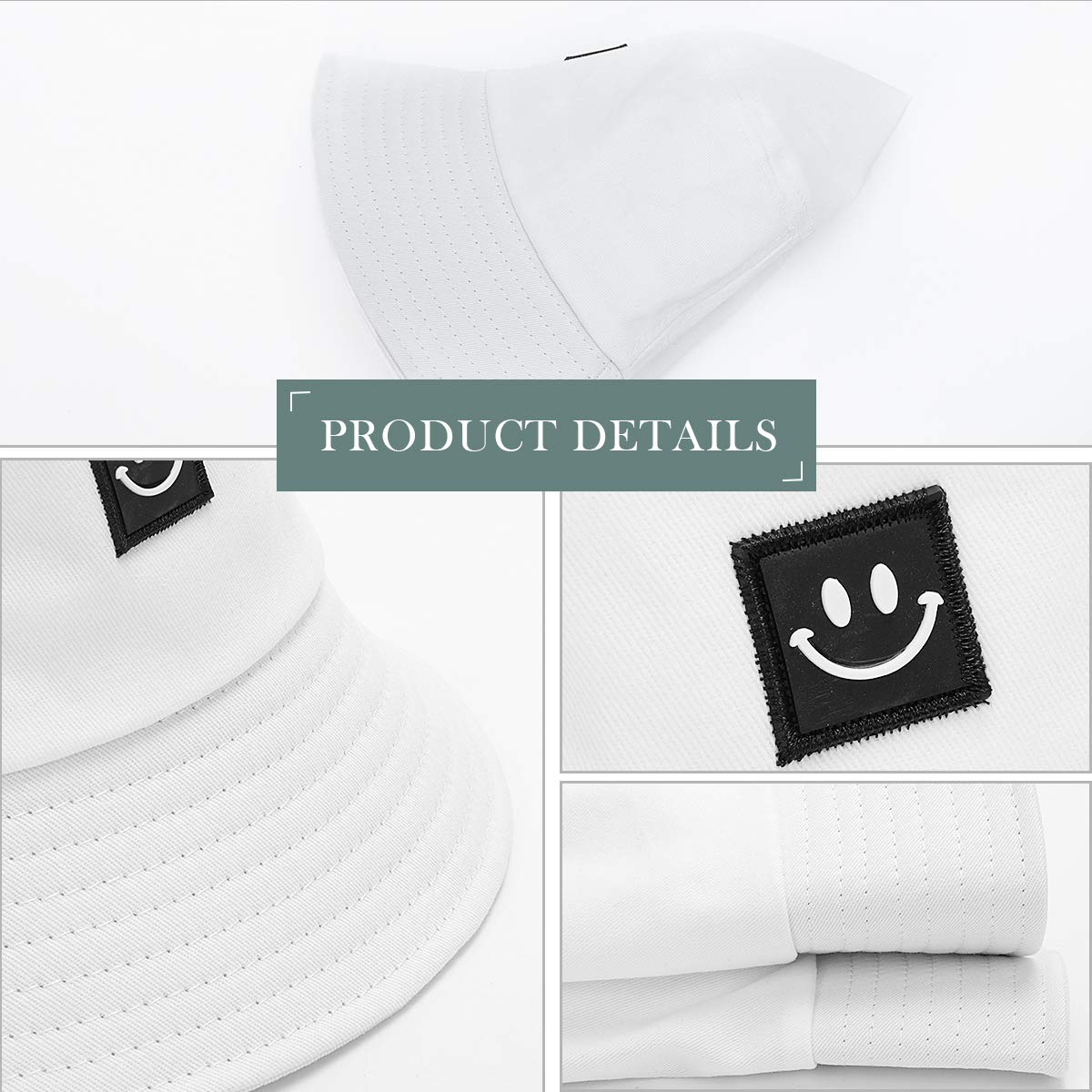 Feng Shui， Sombreros de Pescador para Mujer - Sombreros de Sol de Playa de Verano de algodón Reversible Sombrero de Pescador Plegable para Viajes Playa Senderismo Reino Unido