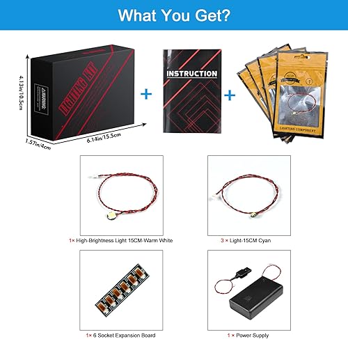 Miniatura 2 de VONADO Kit de luces LED compatible con Lego The Hulkbuster 76247, iluminación de bricolaje compatible con Hulkbuster Lego The Battle of Wakanda (sin