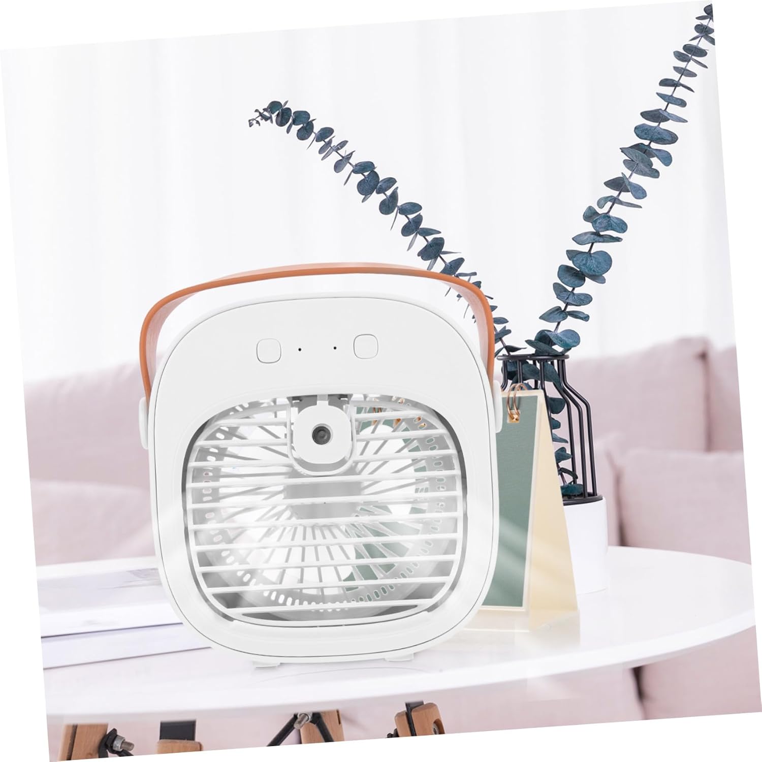 Rechargeable USB Desktop Cooling Fan Portable Mini Table Fan for Office Bedroom Dormitory Travel Summer Use Lightweight and Quiet Air Circulator