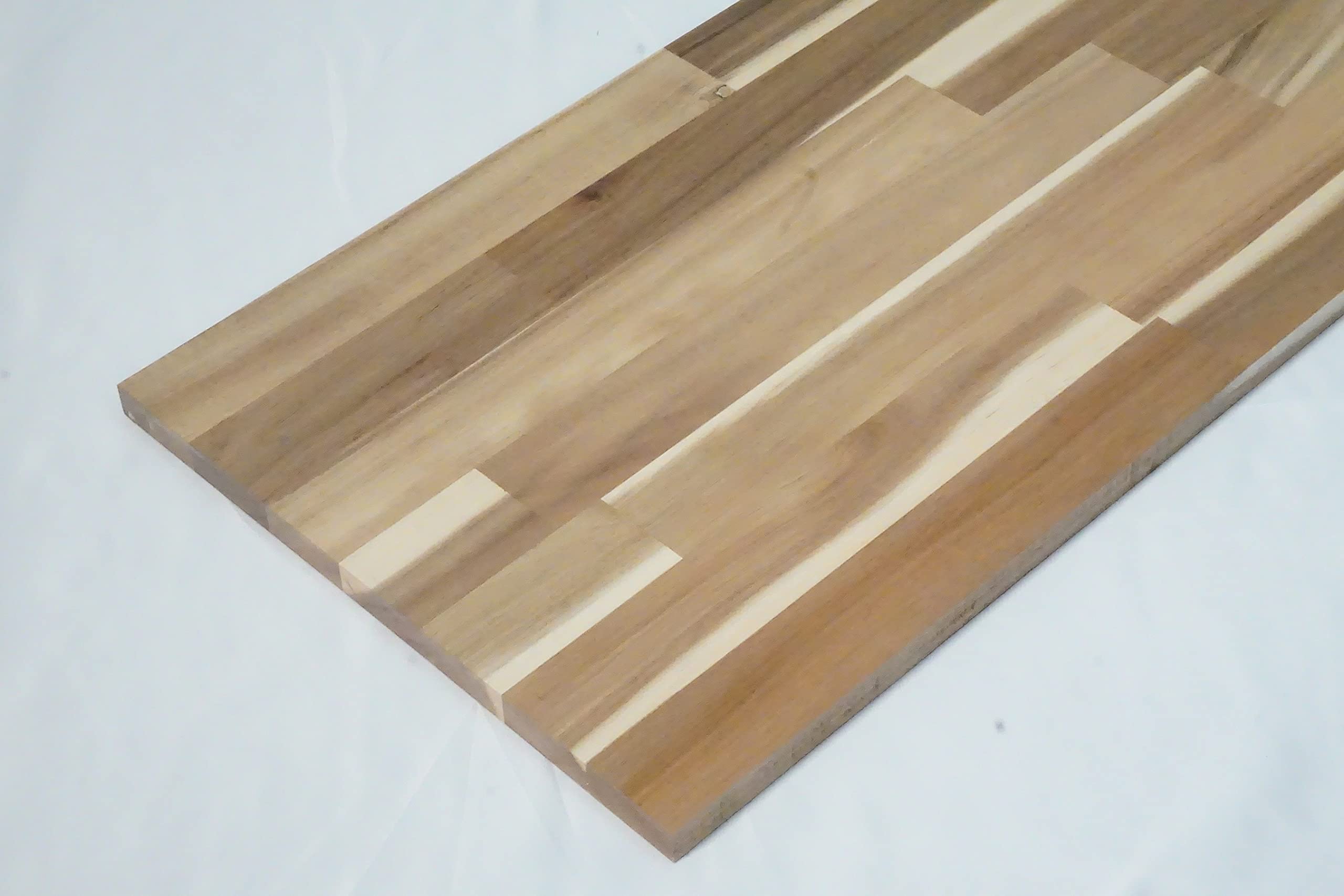 Amazon.co.jp: ニス塗装済みアカシア集成材 厚み15mm幅900mm奥行300mm