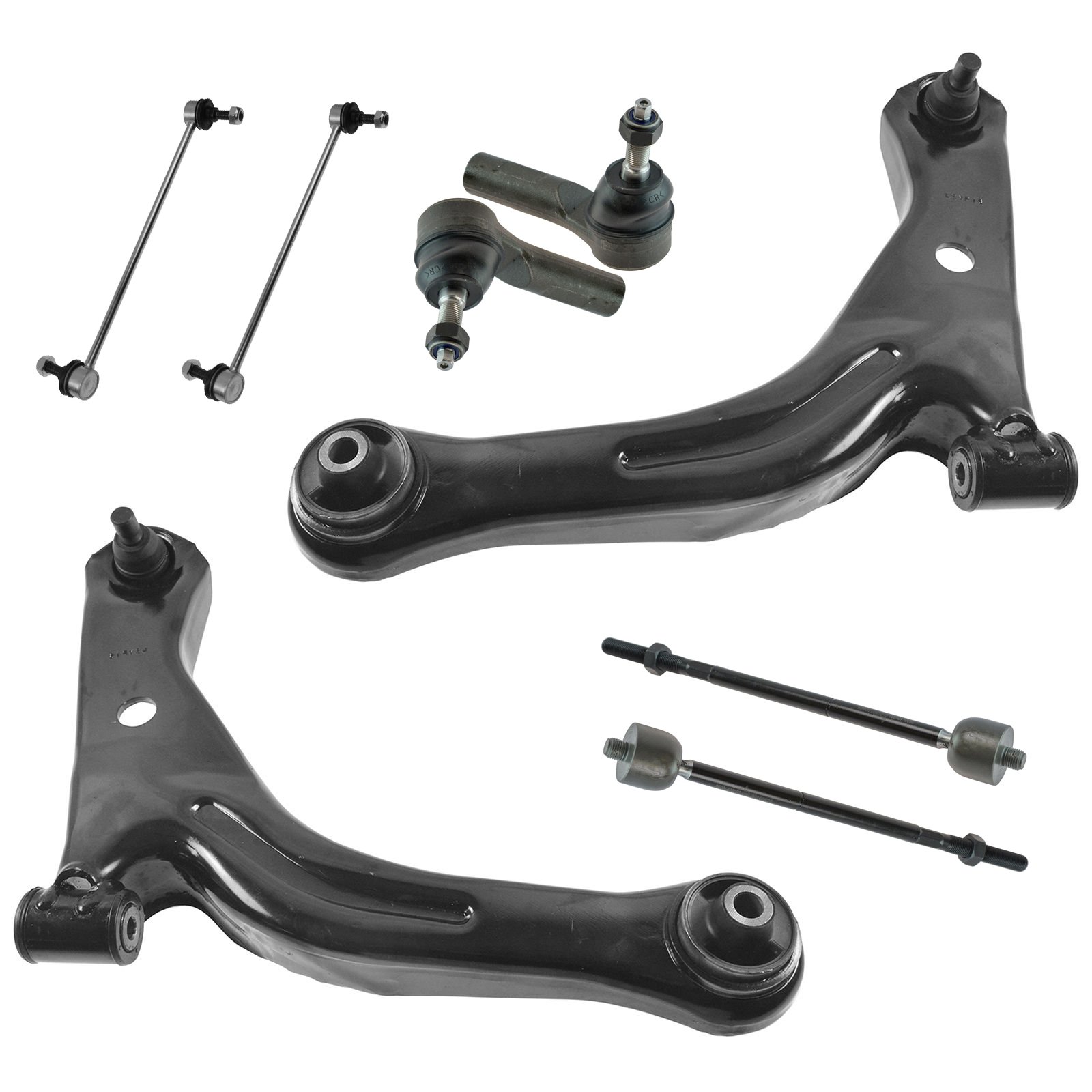 Kit Completo De Dirección Y Suspensión Delantera TRQ Para Lexus IS300 2001-2005 - Incluye Brazos, Rótulas, Barras De Dirección Y Más