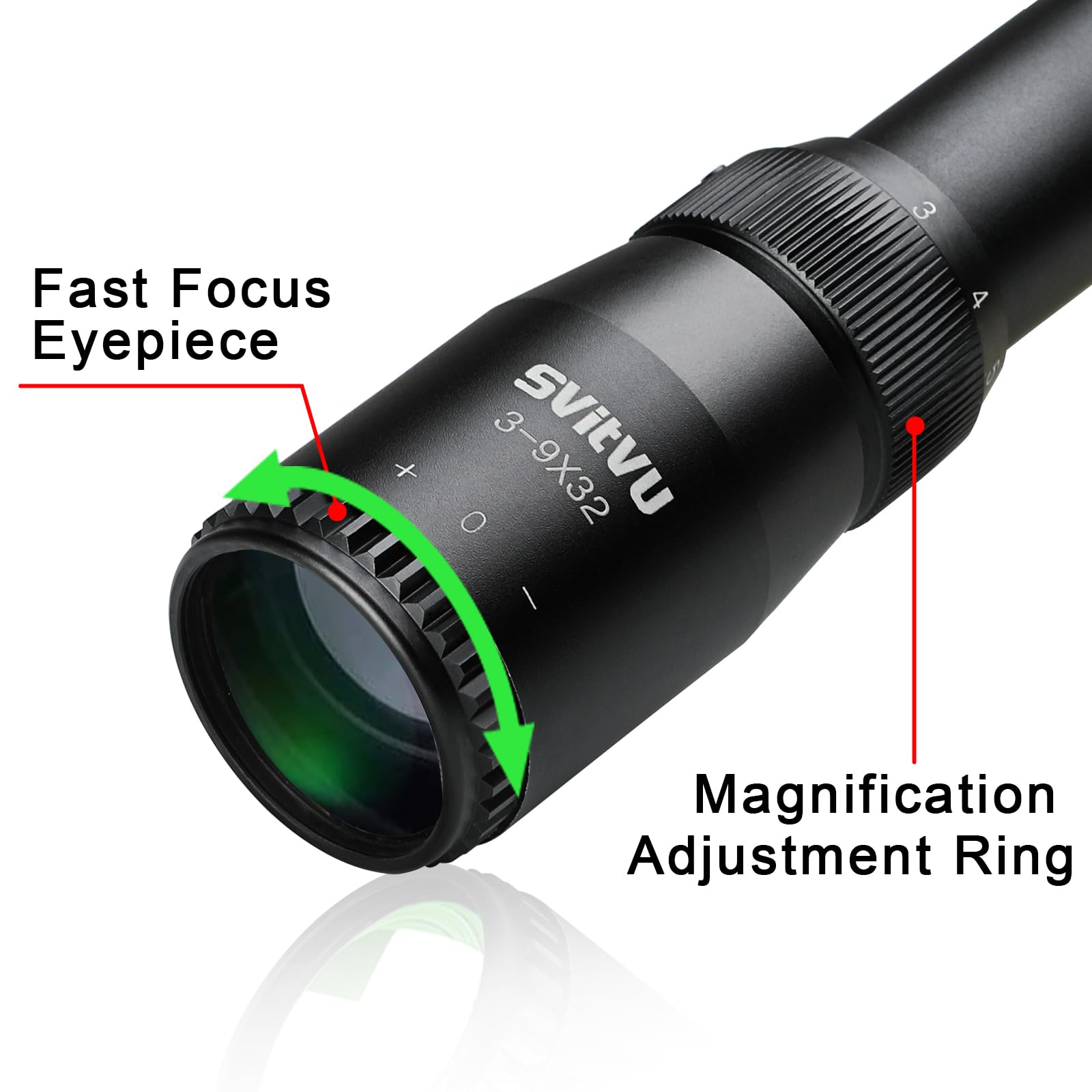 Amazon.com : Rifle Scope, 3-9X32, 3-9X40, 3-9X50, Green Lens, Fast
