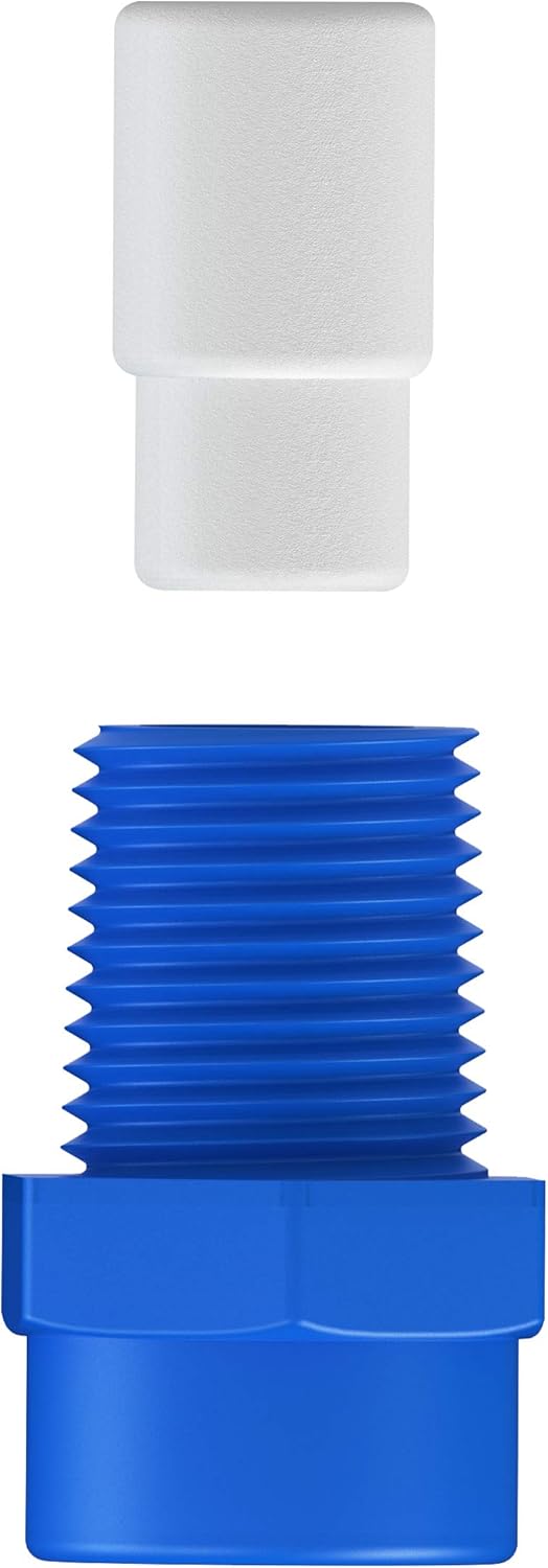 Plastic Fogger Nozzle with Poly Filter Blue 1/8" NPT 1.5 GPH 100 Pack