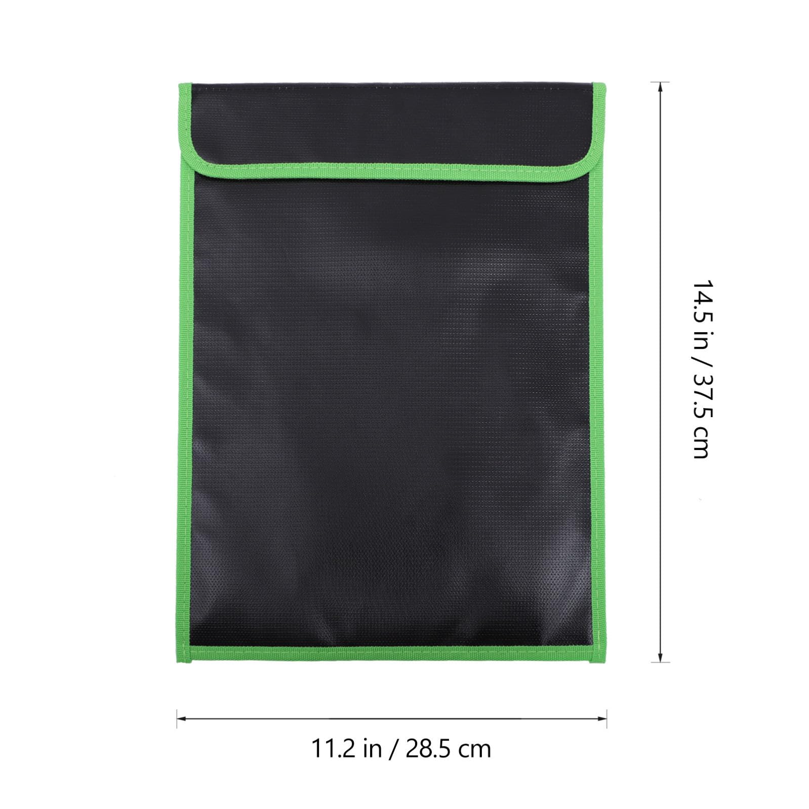 Abaodam Borsa Porta Ignifuga in Fibra di Vetro Rivestimento in Silicone per Ufficio e Casa, Protezione Contro