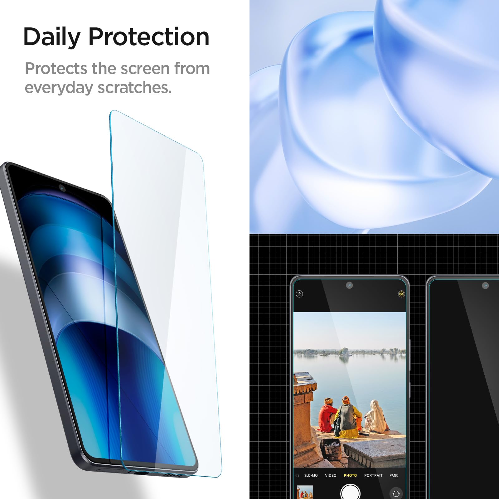 Spigen Essential Glas.Tr CE Tempered Glass Screen Guard For IQOO Neo9 / Neo9 Pro 5G, Full Screen Protector - 2 Pack — Amazon image 4