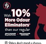 Arm & Hammer Attelle de chat de platine, limace & Sceau, étanchéité complète d'odeur extra-résistance avec 14 Jours de contrôle de l'odeur, multi-catte, argile dure, 99.99% Sans poussière, 12.47kg (Boîte de 1)