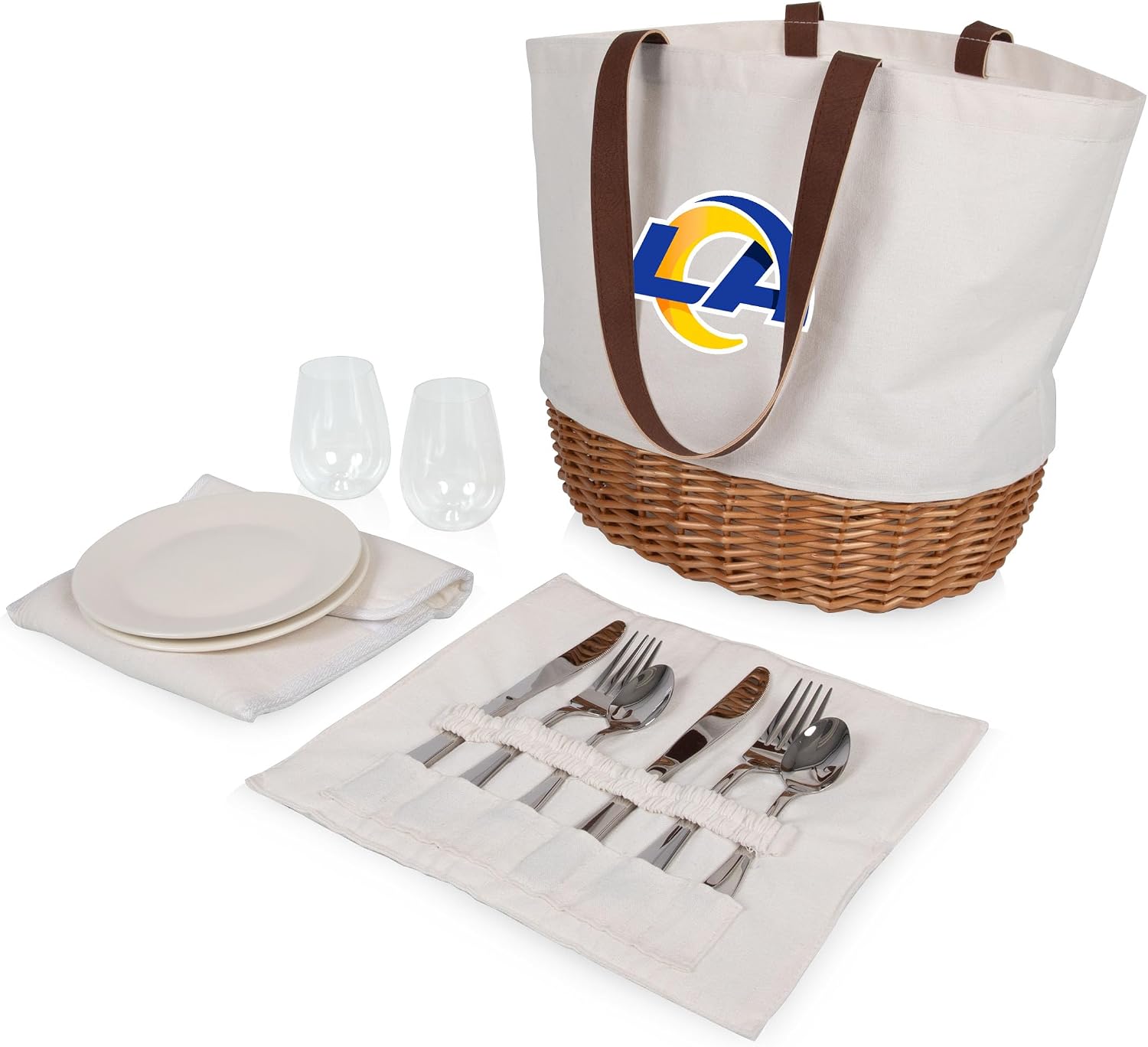 PICNIC TIME NFL Unisex-Adult NFL Promenade Picnic Basket