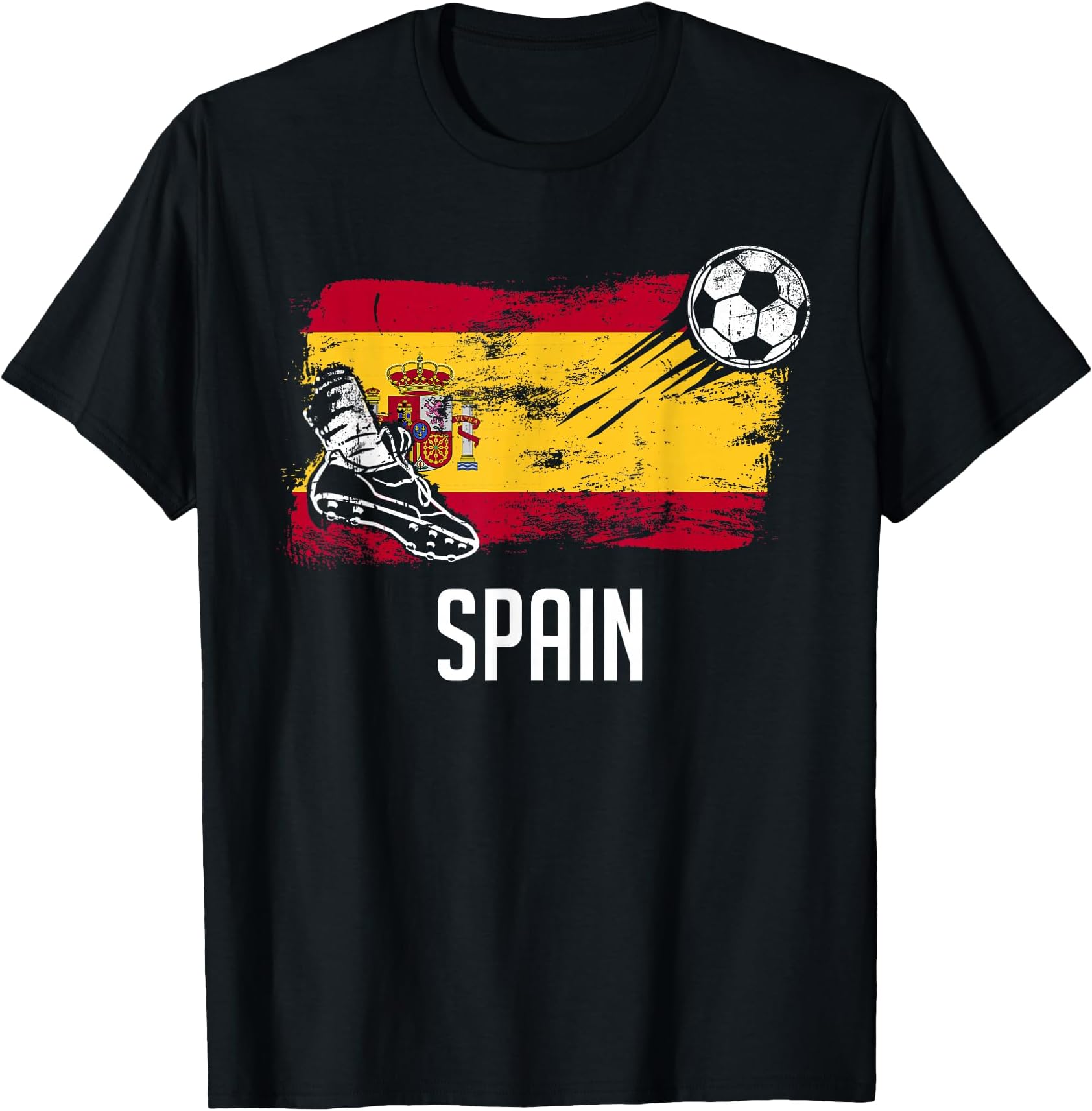 Spain Flag Top Spanish Soccer Flag Spanish T-Shirt