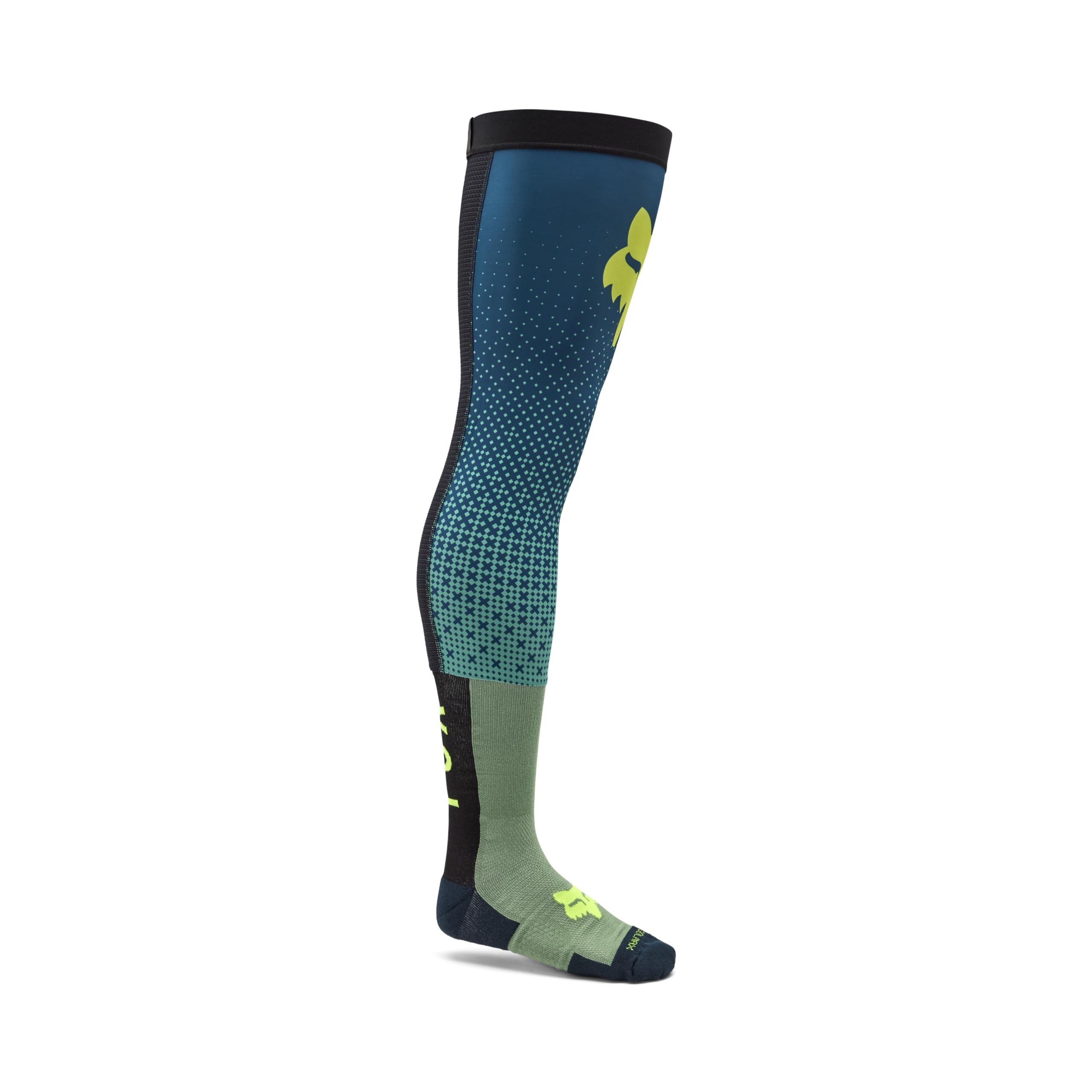 Fox Racing Men's Flexair Motocross Dirt Bike Fracture Knee Brace Sock, Spearmint, Large
