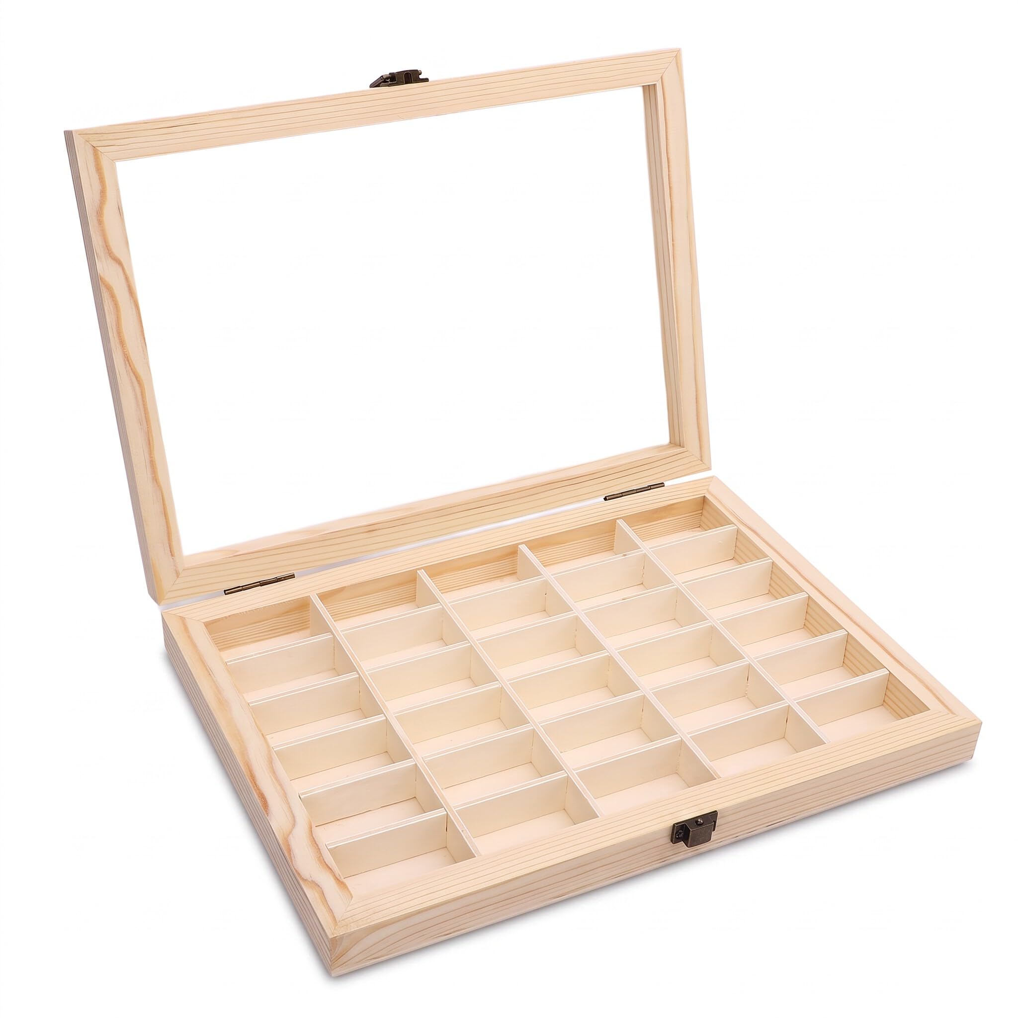 Caja de madera maciza premium contra el polvo para películas 135 8