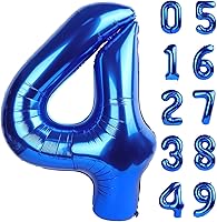 Vista 137 de Globos con números con estampado de vaca, globos de 40 pulgadas del número 0-9 (cero-nueve), globo de vaca para suministros de fiesta de cumpleaños