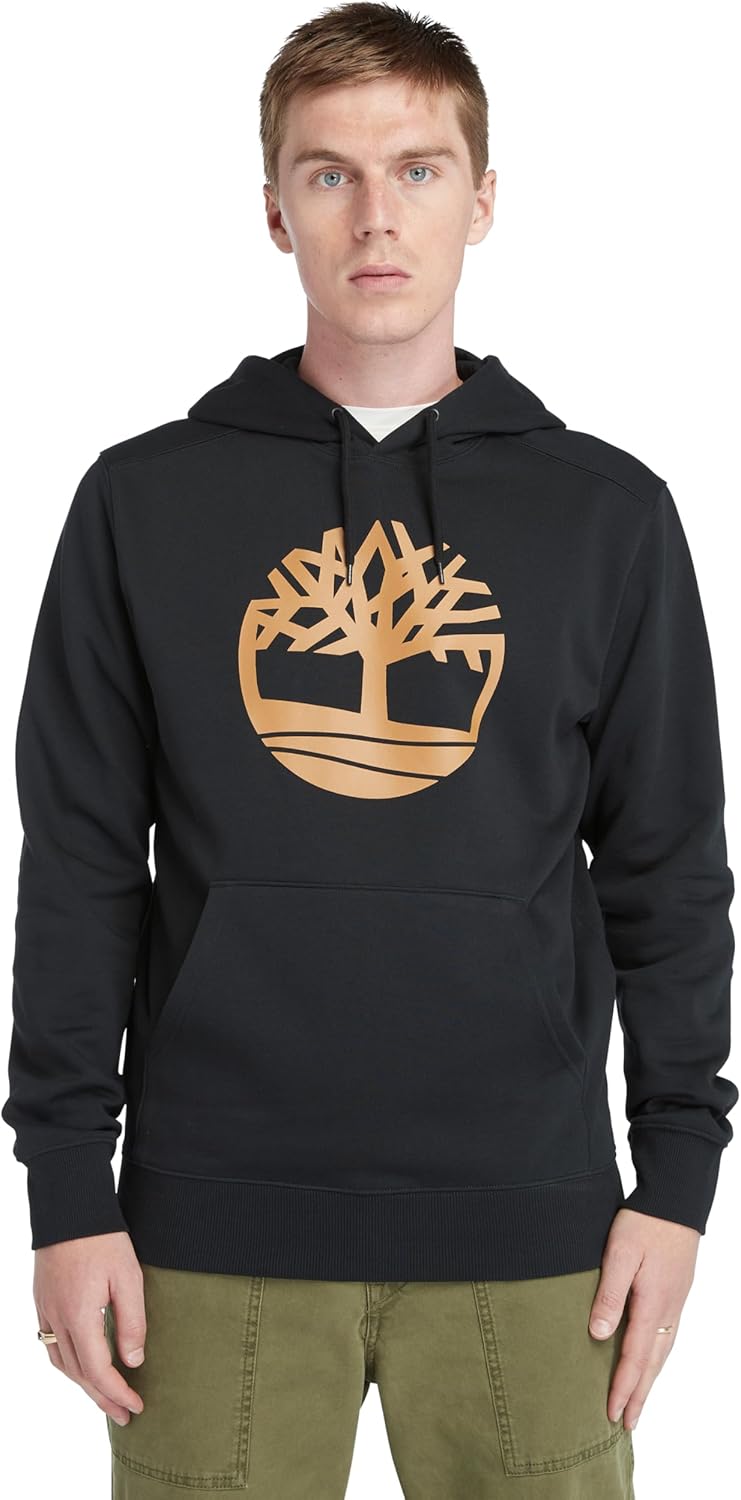 Timberland Men’s Kennebec River Tree Logo Hooded Sweatshirt Timberland Men’s Kennebec River Tree Logo Hooded Sweatshirt
