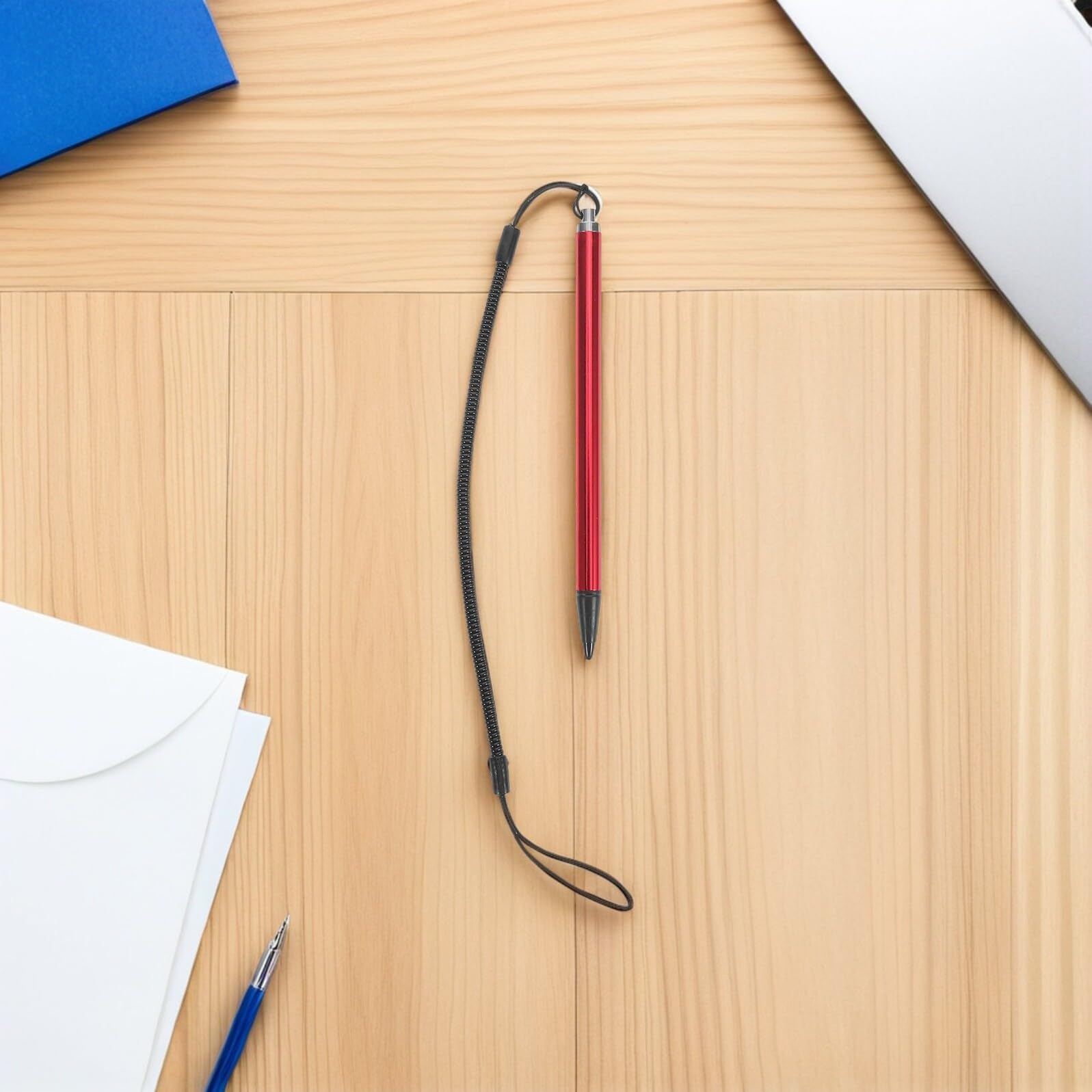 Penna Touch Screen Resistiva 10pezzi Rosso in Alluminio | Rame e Abs, per Tablet e Tavole Grafiche, Leggero per Viaggio e Riunioni di Lavoro
