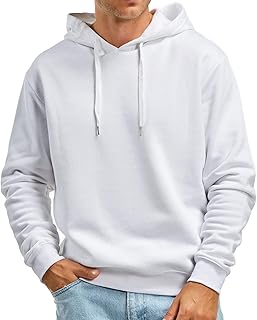 2025 - Sudadera casual de color sólido para hombre en invierno sin bolsillos suéter de trabajo para mujer