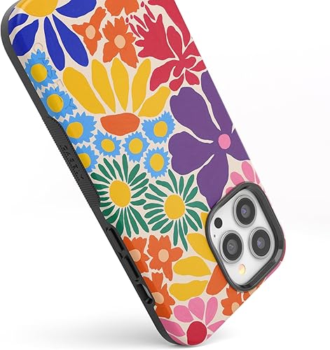 Vista 509 de Casely - Funda para iPhone 14 Pro Max, Viva La Vida, Frida Kahlo Floral Collage, compatible con MagSafe 10 Frida Kahlo Viva La Vida Collage
