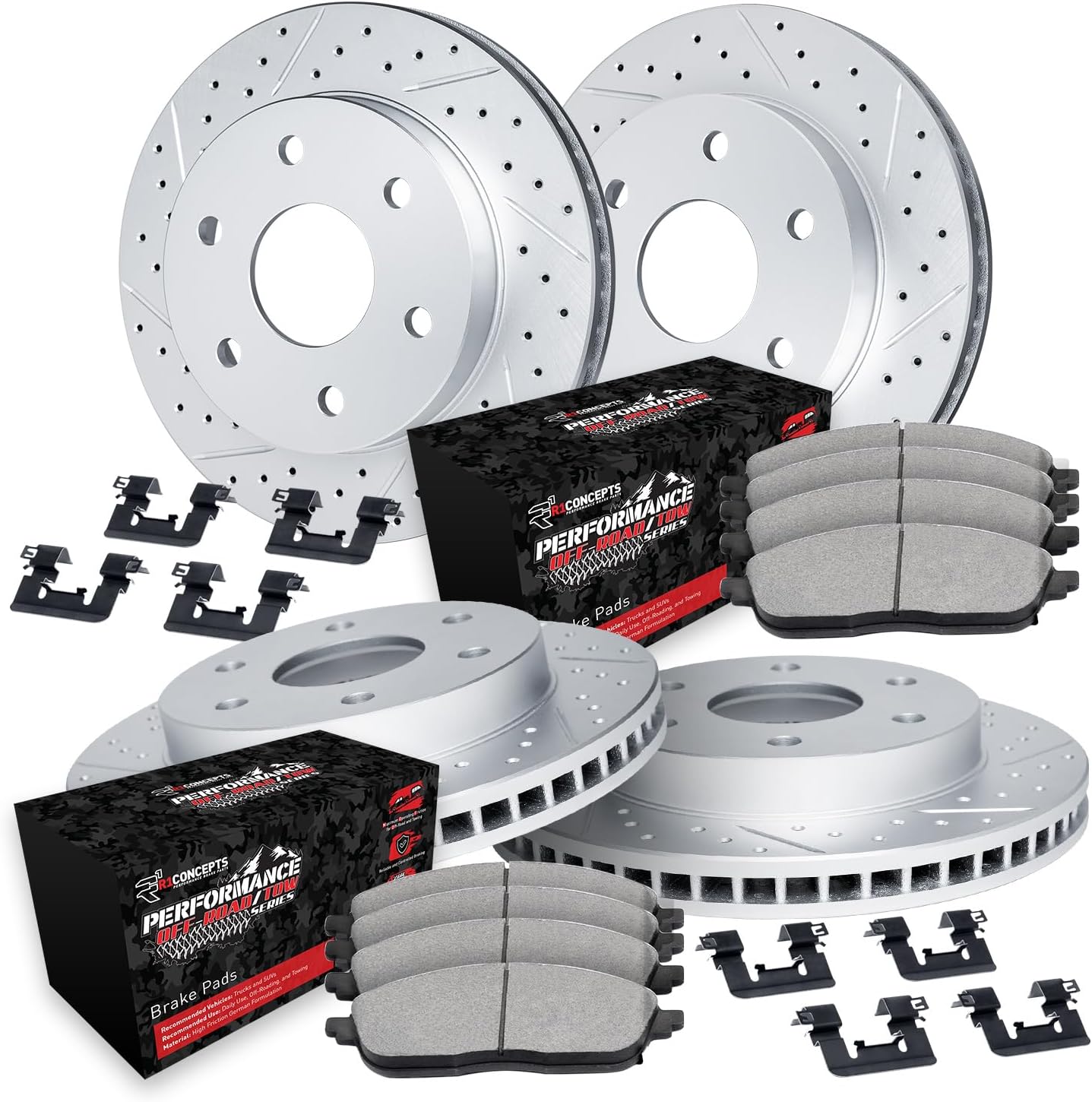 R1 Concepts フロントリアブレーキとローターキット | フロントリア