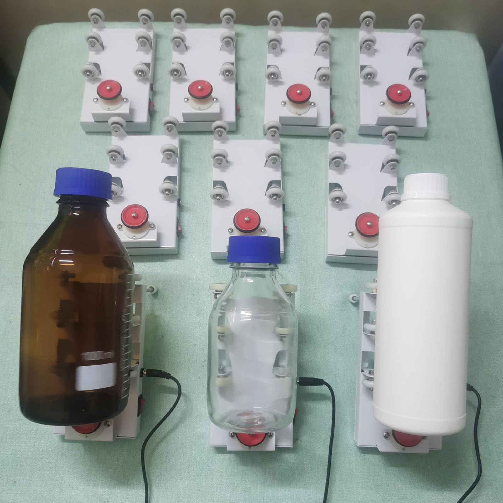 DIY Paint Shaker, Agitador De Pintura del Modelo De Mezclador Vortex, Puede Contener 1 Botella De Tinta 1l (Incluidas 500 Ml De Botellas Pequeñas), para Botellas De Tinta Cilíndricas, Pintura