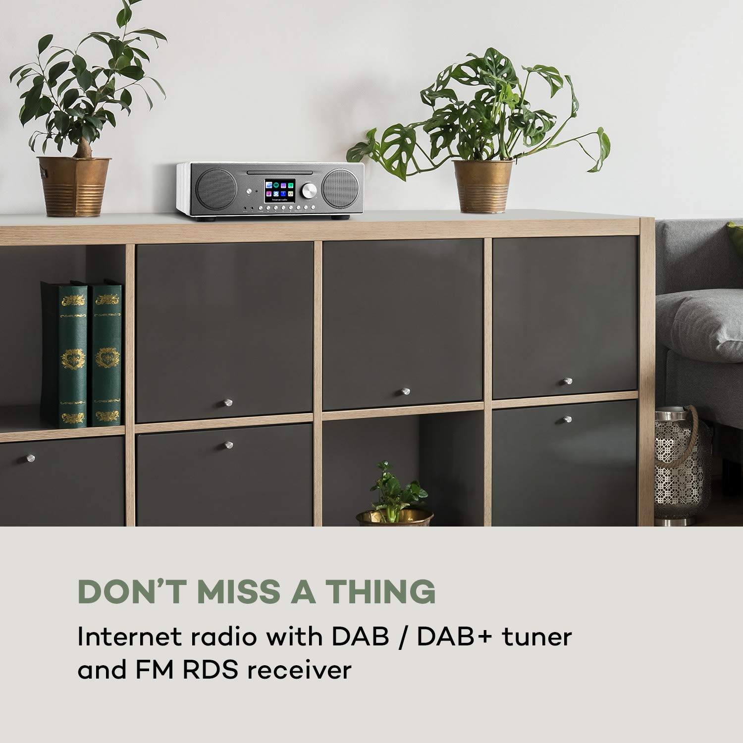 AUNA Connect CD Bluetooth Radio, Digital Radio, Radio, DAB