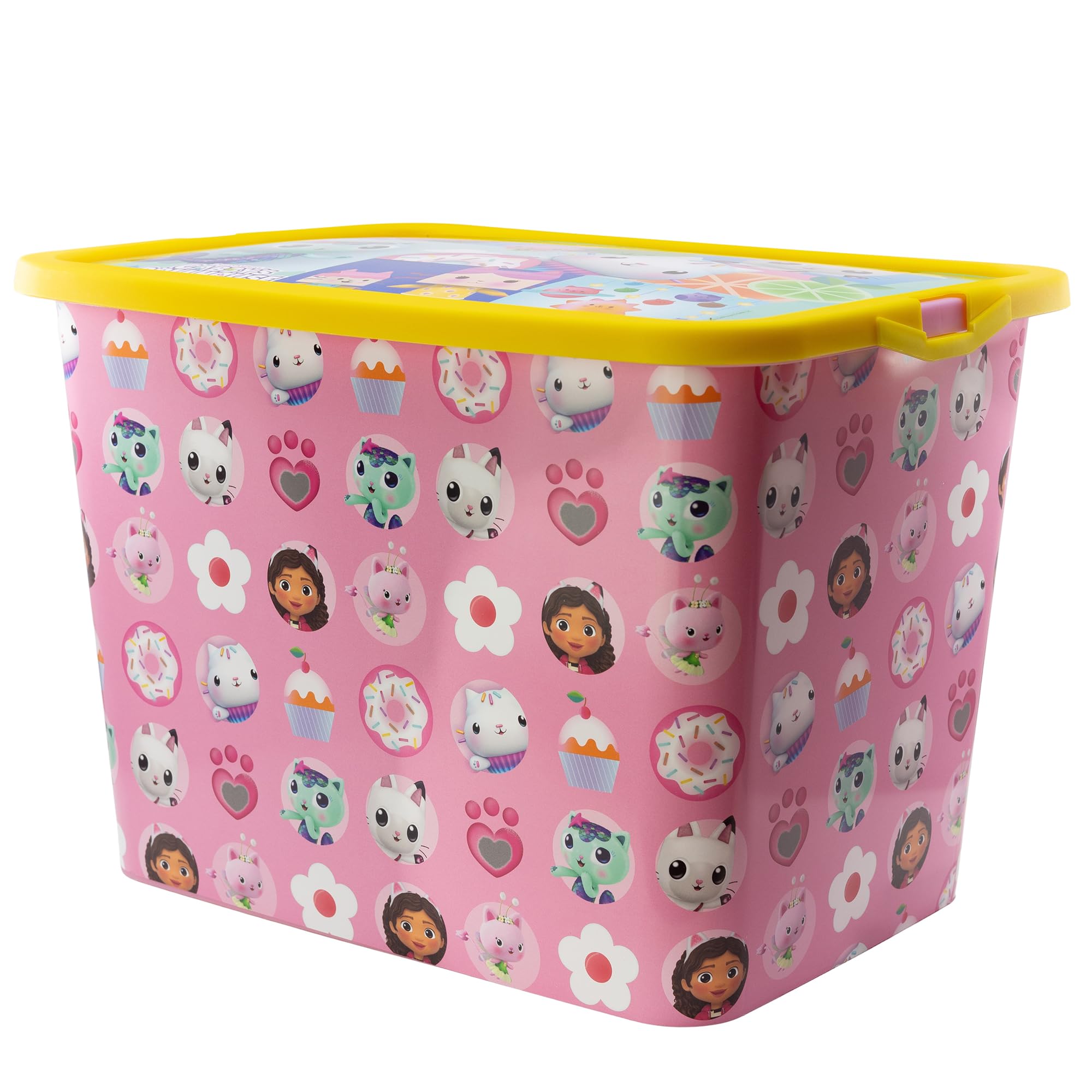 Gabbys Dollhouse  Kids Pink Storage Box 7L, Sports Direct