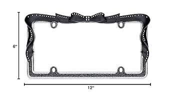 Amazon.com: Cruiser Accessories 18545 Ribbon Bling License