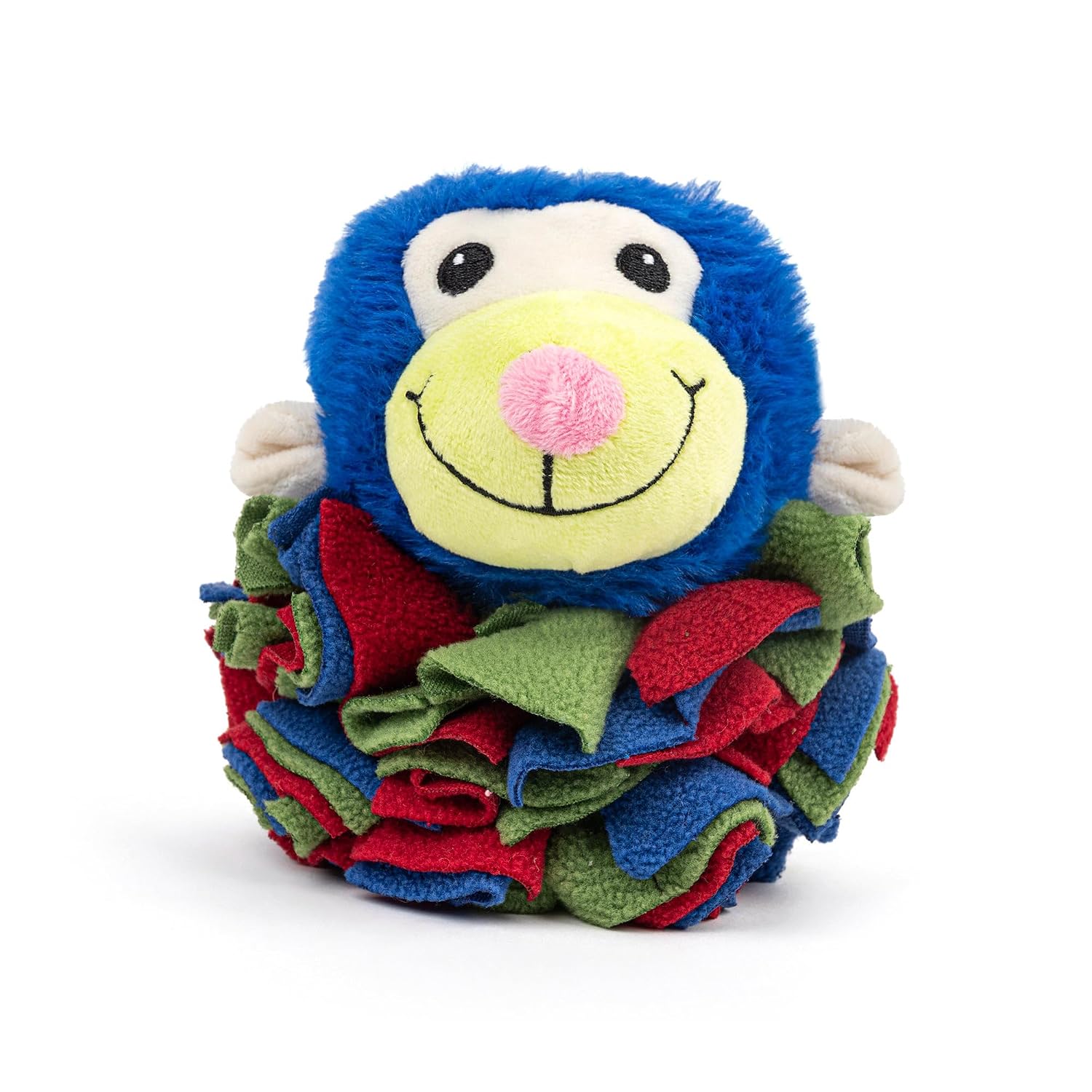 TLC Snuffle Monkey Squeaky Plush Dog Toy – Multicolor | Soft & Durable Plush Toy with Built-in Squeaker | Interactive Play...