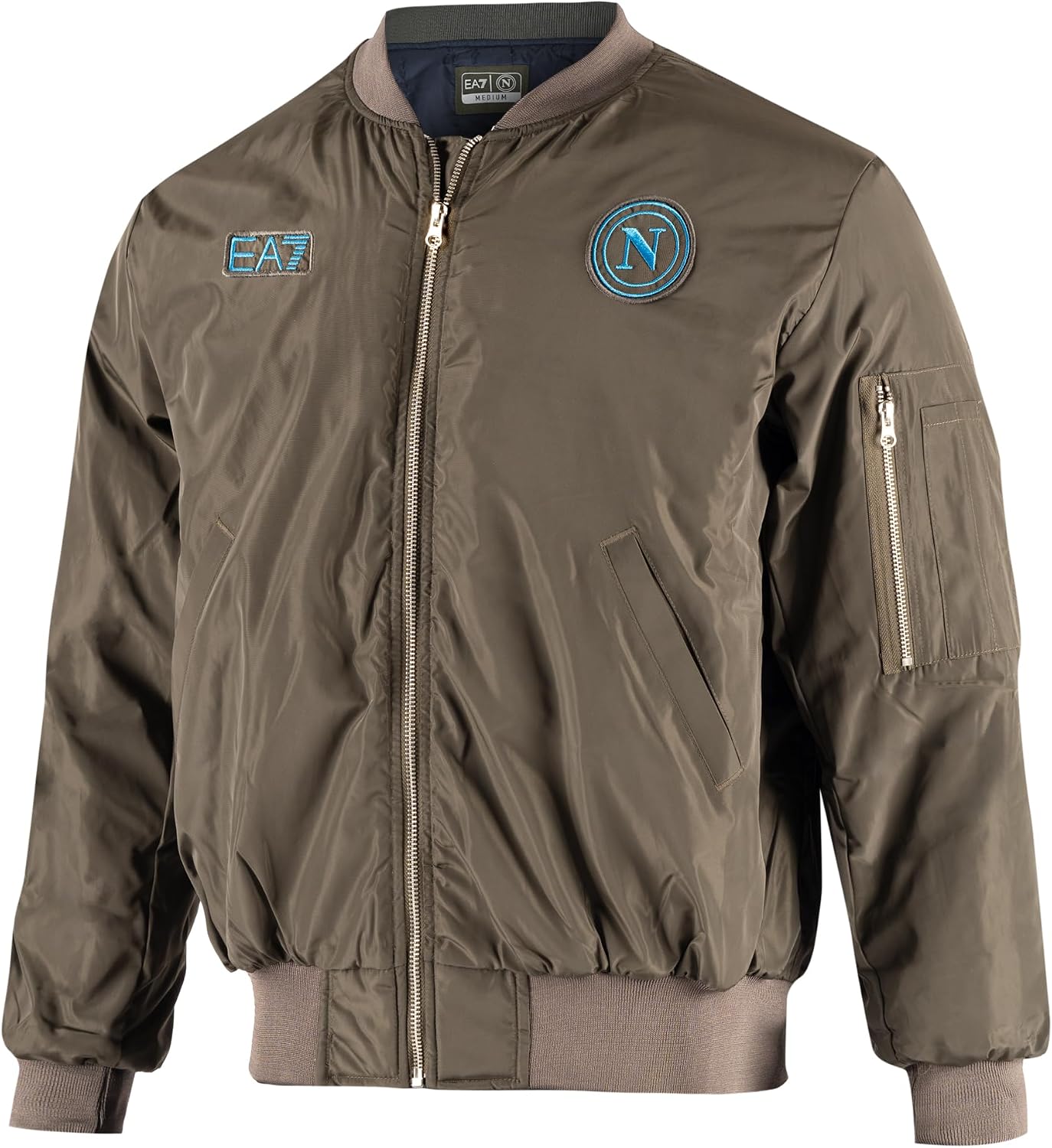 Veste Coupe-Vent SSC Napoli EA7 - Légère Et Résistante Pour Supporters