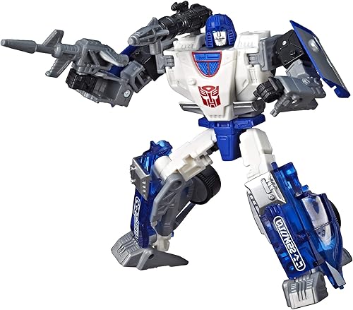 Transformers Toys Generations War for Cybertron Deluxe Wfc-S43 Autobot Mirage Figura – Capítulo de asedio – Adultos y niños a partir de 8 años