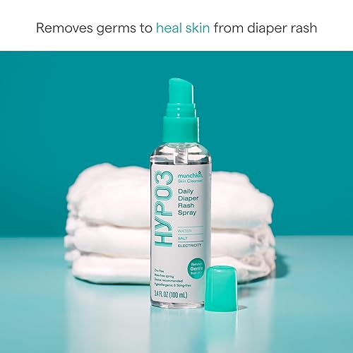 Miniatura 2 de Munchkin® HYP03 - Spray de ácido hipocloroso para cara y cuerpo, apto para FSA, elimina los gérmenes que causan erupciones, ayuda a promover la