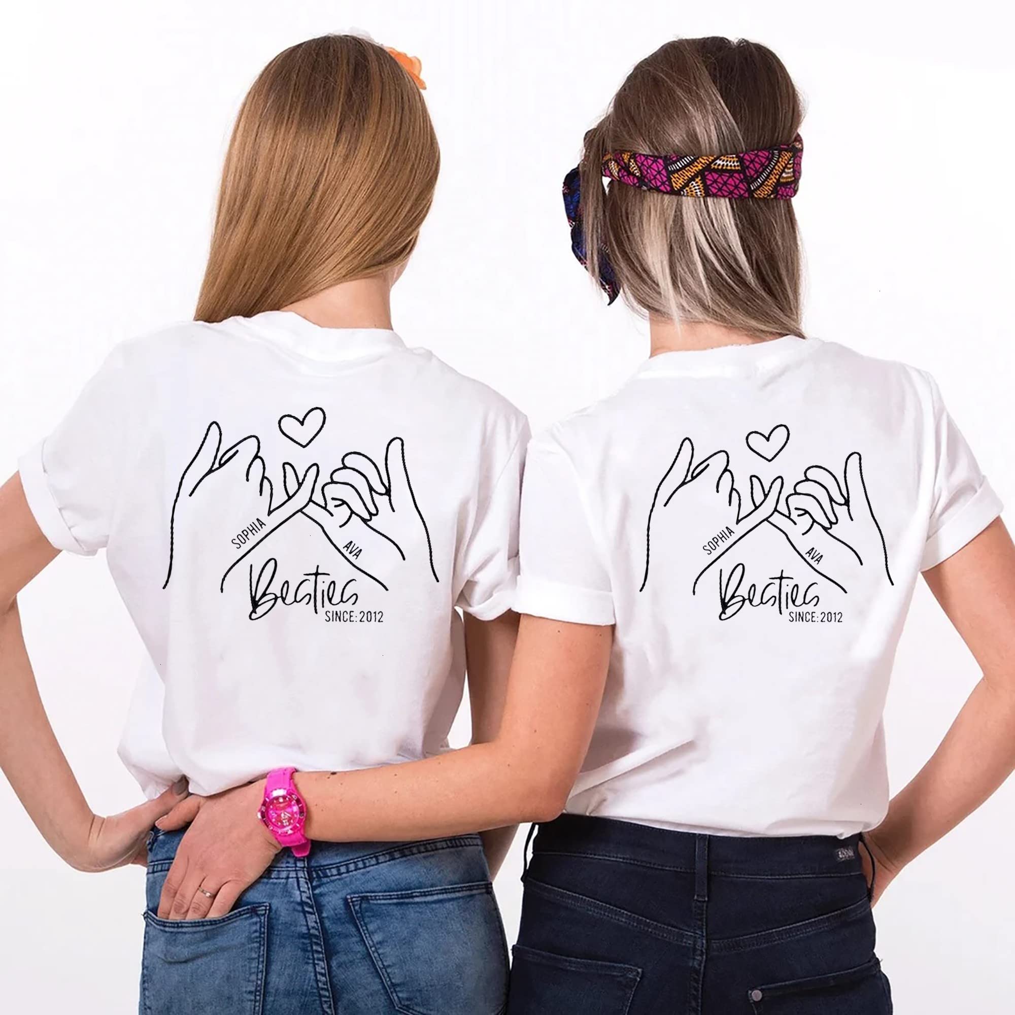 Best Friend Estampados De Camisas Para Amigas Playeras De Mejores
