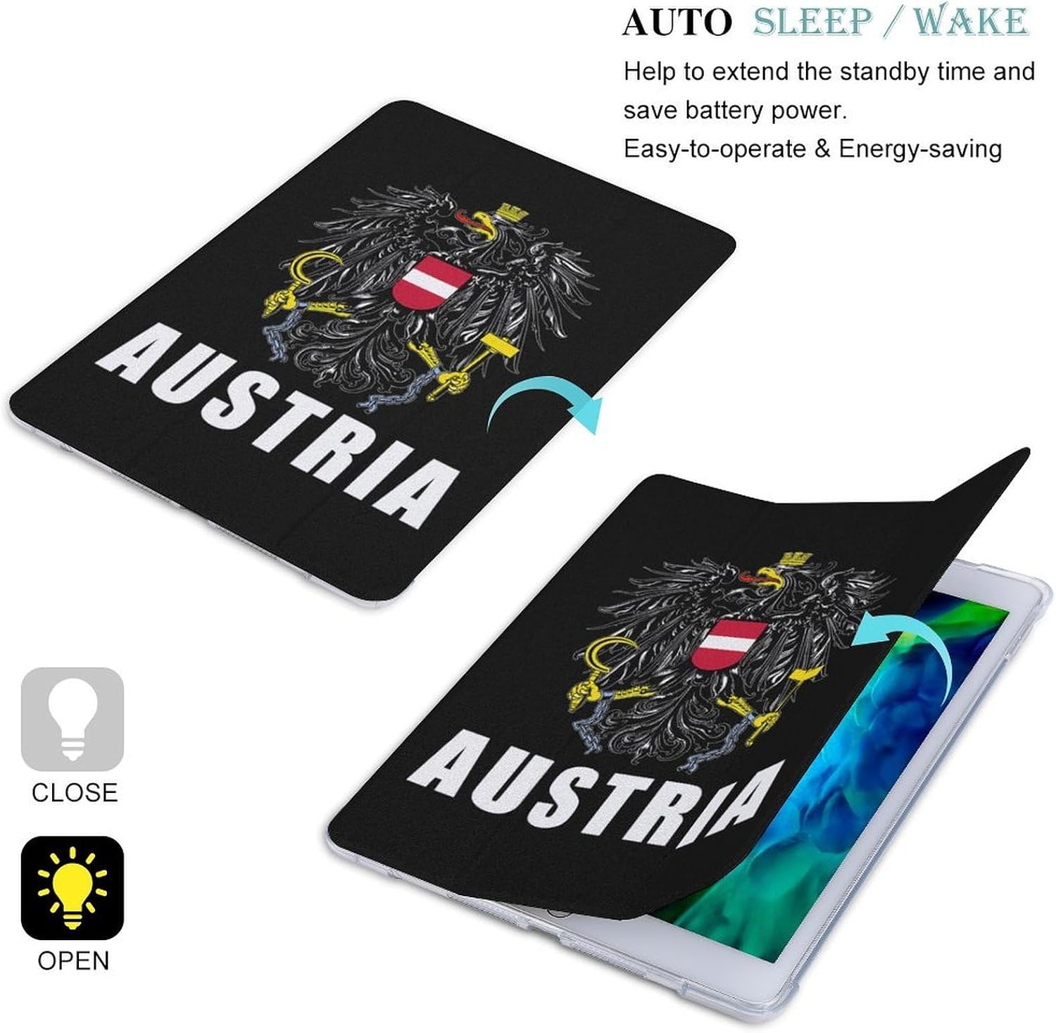Austria Austrian National Emblem Case with Pencil Holder image 3
