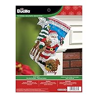 Algopix Similar Product 16 - Bucilla Nordic Santa Felt Applique
