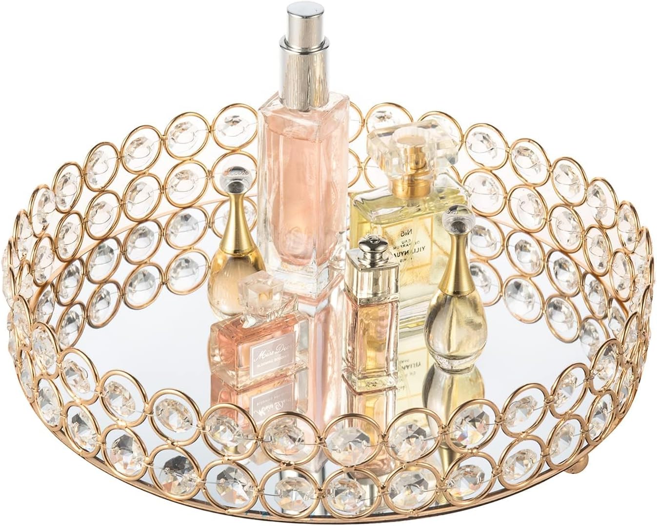 Feyarl Crystal Perfume Tray Makeup