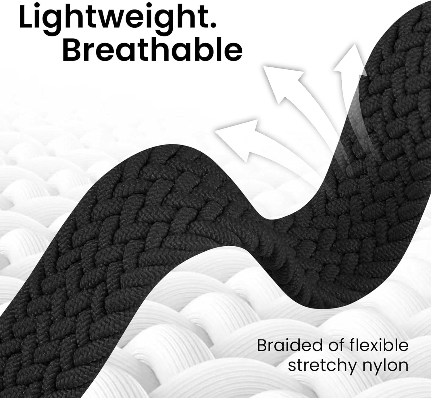 Slim Stretchy Band Compatible with Apple Watch Bands 40mm 41mm 42mm 38mm 44mm 45mm 46mm Women Men, Thin Elastic Nylon Sport Braided Solo Loop Magnetic Strap for iWatch Series 11 10 9 8 7 6 5 4 3 SE 2 - Image 7