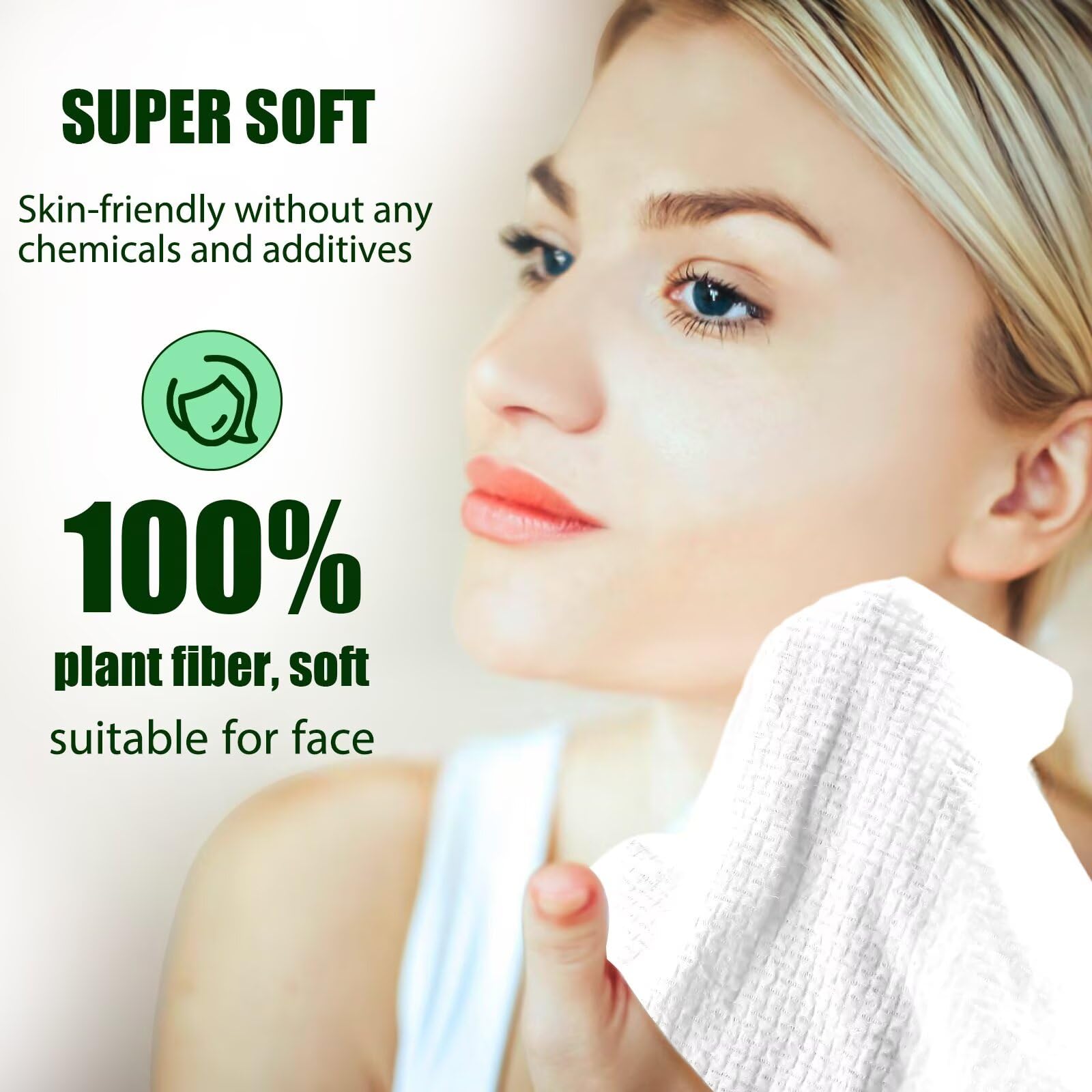 Serviette nettoyante compressée 30x23cm 50 pièces en Vrac Nettoyant Facial expansible Lingettes jetables pour Le Visage Pastilles Lingettes Portables pour Les Soins personnels
