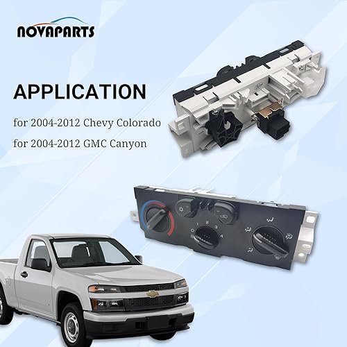 Miniatura 2 de Panel de control HVAC 25841856 para GMC Canyon Chevy Colorado 1573870 15221922 2004-2012