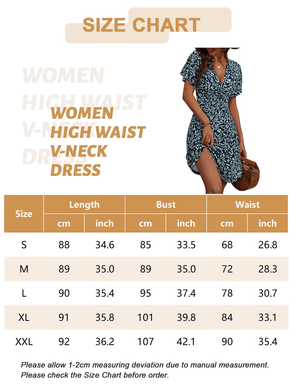 LIAMERHE Abito Estivo Donna Scollo a V Vestito a Portafoglio Manica Corta/Senza Maniche Floreale Abiti al Ginocchio Elegante per Cerimonia Invitata Matrimonio Spiaggia Vacanza Casual Boho Chic