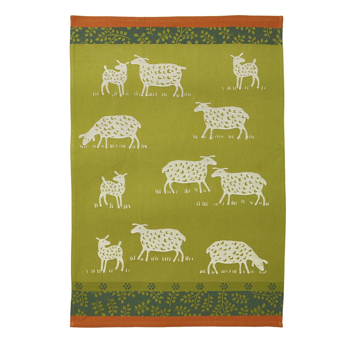 Coucke Printed Cotton Jacquard Wicker Tea Towel 50 x 75 cm