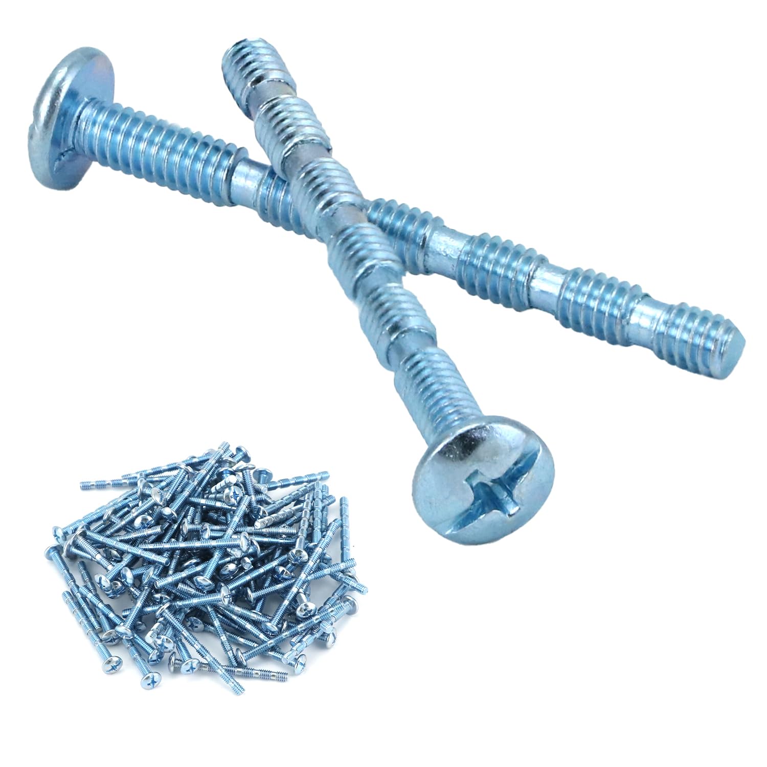 satopikoページ QWORK 100 Pack Truss Head Break Away Screw, #8-32 Thread, 1